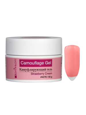 Камуфлирующий гель для наращивания ногтей Strawberry cream Sofiprofi Camouflage Gel, 50 мл